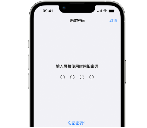 陇县iPhone屏幕维修分享iPhone屏幕使用时间密码忘记了怎么办 