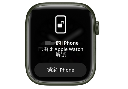 陇县苹果手机维修分享用 AppleWatch 解锁配备面容 ID 的 iPhone方法 