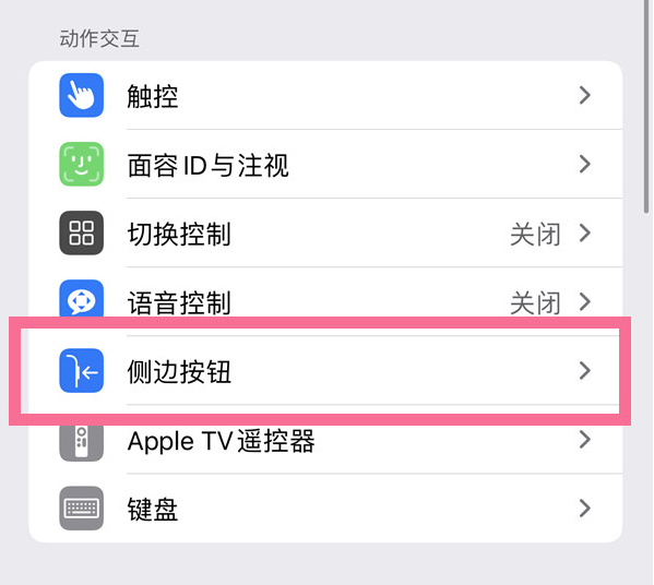 陇县苹果14维修店分享iPhone14 Plus侧键双击下载功能关闭方法 